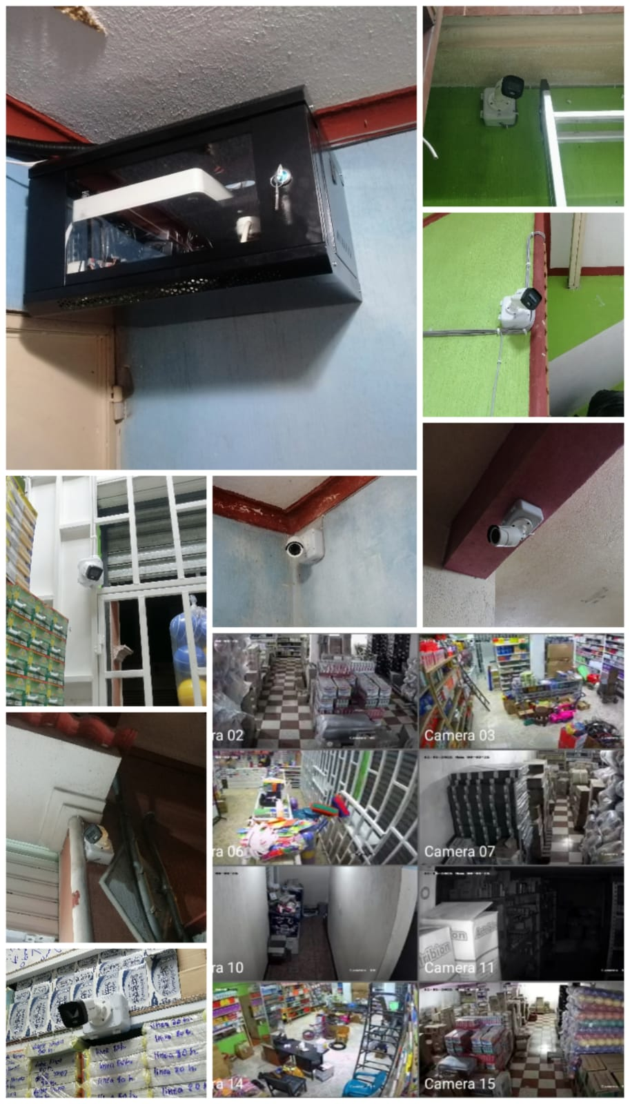 Trabajos de instalación Caleb Cam